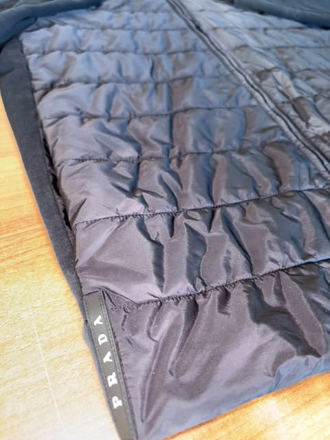 Prada Black Bubble Jacket Medium