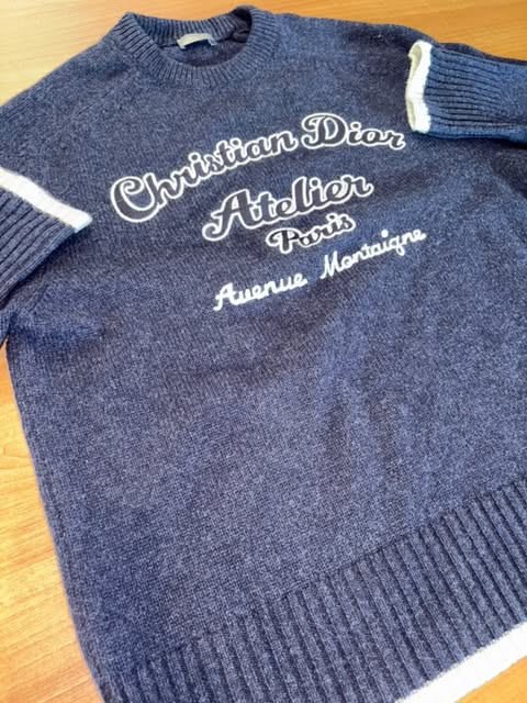 Christian Dior Navy Medium Jumper