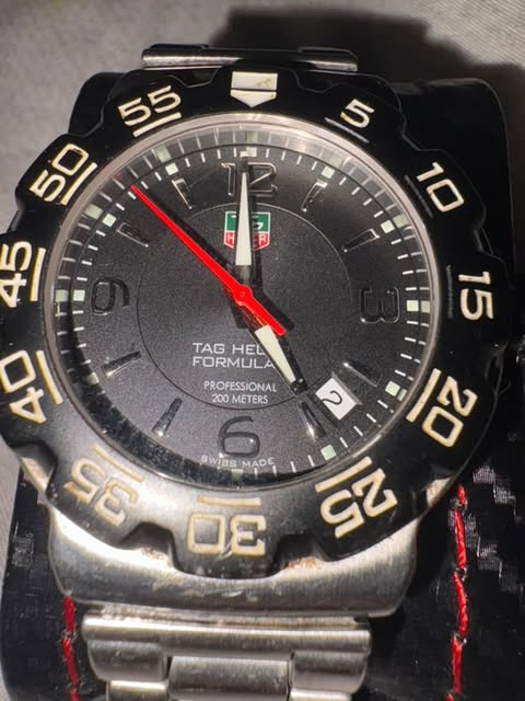 Tag Heuer Formula 1 WAC1110-0 Quartz Swiss Quickset Date Watch