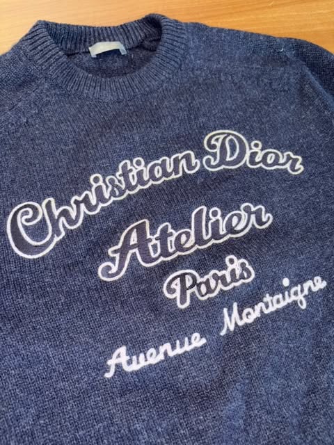 Christian Dior Navy Medium Jumper